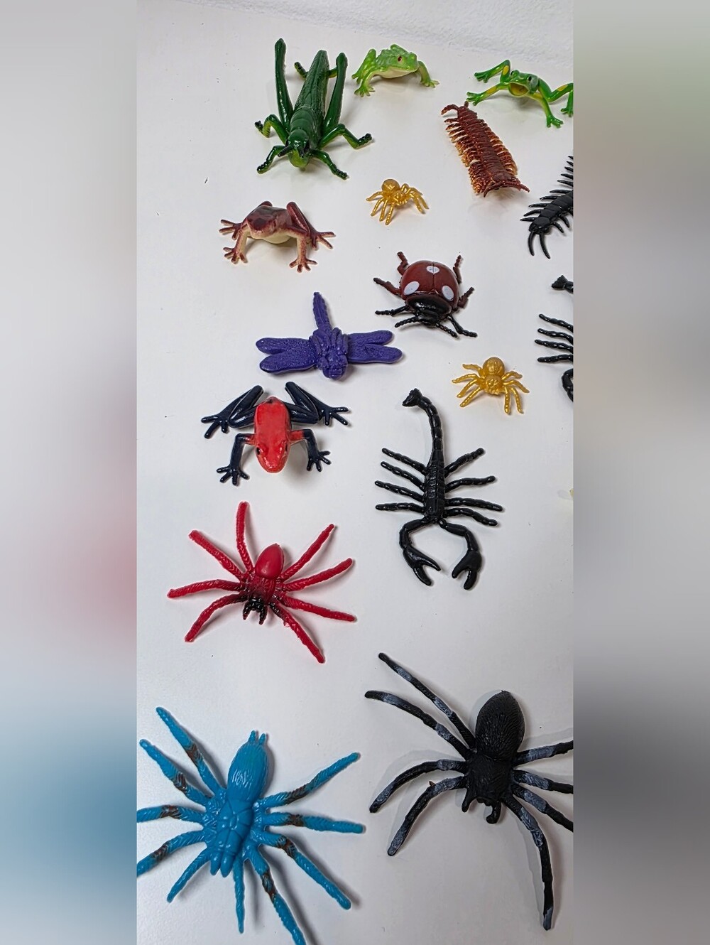 Mixed Color Frogs & Insect Lot - Picture 3 of 6